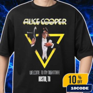 Alice Cooper Welcome To My Nightmare World Tour 2025 At Austin TX Merch Merch Unisex T-Shirt