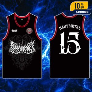 Babymetal World Tour 2025-2026 North American Merchandise New Arrivals Unisex Basketball Jersey Number 15