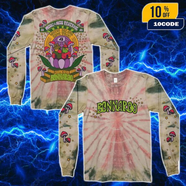 Bonnaroo Music And Arts Festival June 12-15 2025 At Manchester TN Where Dreams Come Troo 3D All Over Print Graphics Unisex Sweater, Long Sleeve