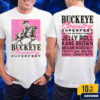 Buckeyes Country Superfest 2025 Columbus Ohio Merch Tee Skeleton Playing Guitar Lineup With Jelly Roll And Kane Brown Classic Two SIdes Shirt