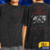 Thrice Fall Tour 2025 Cities Dates List With Modern Color And Downward Fans Gift Wash T-Shirt Two Sides