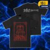 Chaos And Carnage 2025 Tour Merch White Skull King Tee With Line Up x Tour Dates Backprint New Arrivals Long Sleeve
