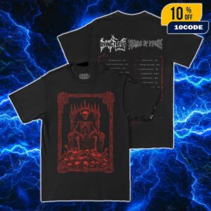 Chaos And Carnage 2025 Tour Merch Red Skull King Tee With Tour Dates Backprint New Arrivals Unisex T-Shirt