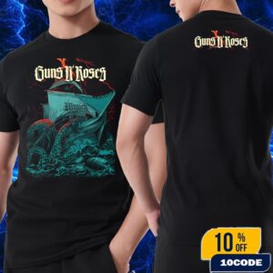 Guns N Roses Poster Show In Munich 2025 On June 20th At Allianz Arena Germany Fan Gifts Classic Two Sides T-Shirt