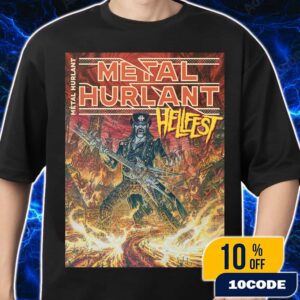 Hellfest 2025 Official Merch Hors-Serie Hellfest x Metal Hurlant Poster Limited Edition Merch Unisex T-Shirt