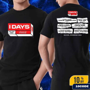I-Days Festival Milano 2025 Cocacola Italy Merch From June 2-August 27 Line Up Fan Gifts Classic T-Shirt Two Sides