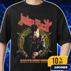 Judas Priest Shield Of Pain The Glenn Tipton Parkinson’s Foundation Invincible Shield World Tour 2025 Unisex T-Shirt