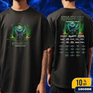 Kompany Nemesis Tour 2025 Tour Dates Full Line Up Fan Gifts Essentials Two Sides T-Shirt