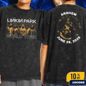 Linkin Park Arnhem Netherlands 2025 Exclusive Tee At Gelredome From Zero World Tour On June 26 Merch Wash T-Shirt Two Sides