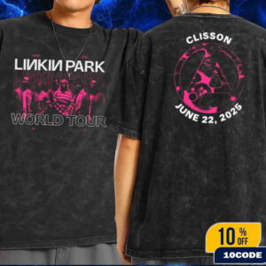 Linkin Park From Zero World Tour 2025 Hellfest At Clisson France On June 22 Merch Wash Tee Shirt Two Sides