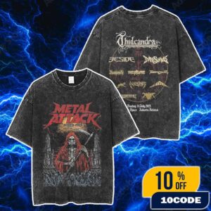 Metal Attack Festival 2025 At M Blok Space Jakarta Selatan With Line Up Backprint New Merch Washed T-Shirt