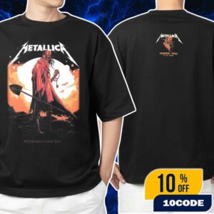Metallica M72 Houston Exclusive Pop-Up Shop Poster Tee Artwork By Luke Preece For Texas June 14 2025 At NRG Stadium North American Tour Two Sides Unisex T-Shirt