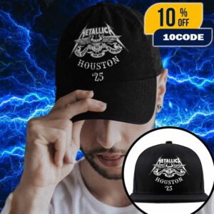 Metallica M72 Houston Full Speed Or Nothing Est 1981 Logo 2025 North American Tour Hat-Cap-Snapback