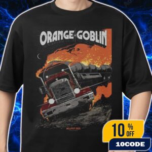 Official Screen Prints Orange Goblin Band Poster Design Artwork By JOHRICE At Hellfest June 19-22 2025 At Clisson France Merch Unisex T-Shirt