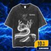 Queens Of The Stone Age Tour The End Is Nero Poster Design Artwork By Emek Studios June 17 2025 At KEMBA Live Columbus Ohio Vintage Washed Unisex T-Shirt