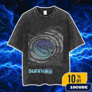Official Screen Prints Sunn O))) At Hellfest June 19-22 2025 At Clisson France Poster Design Artwork By JOHRICE Vintage Washed Unisex T-Shirt