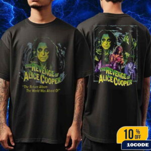The Revenge Of Alice Cooper Has A Face Tee Merchandise The Return Album The World Was Afraid Of Classic T-Shirt Two Sides