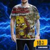 Guns N’ Roses Anniversary 30th Birthday Rock For People Festival Tour Poster June 15 2025 At Park 360 Hradec Kralove 3D T-Shirt