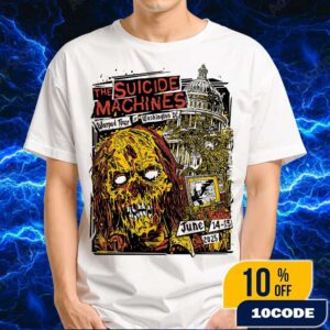 The Suicide Machines Warped Tour x Washington DC June 14-15 2025 Poster Limited Edition Artwork Design By dismaydesign Merchandise Unisex T-Shirt