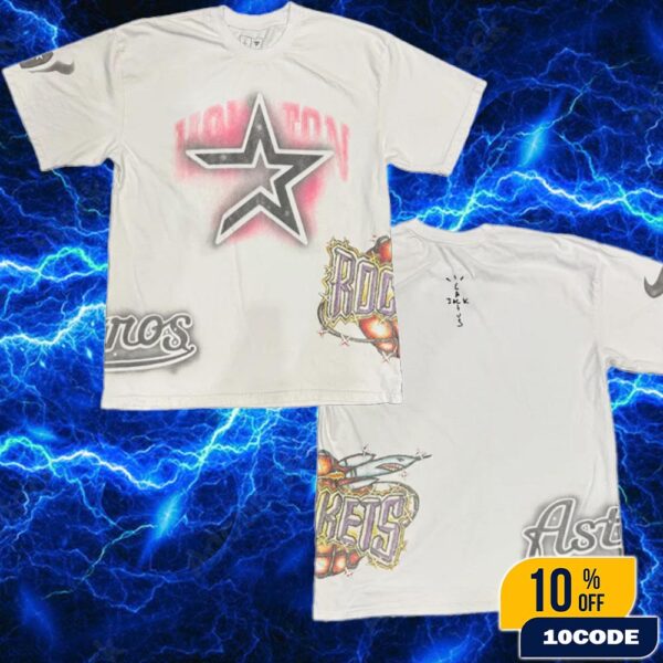 Travis Scott Cactus Jack Fanatics Houston Tee Merchandise Fan Gifts Classic T-Shirt