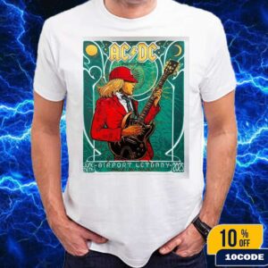 ACDC PWR UP Tour 2025 In Czech Republic Poster At Airport Letnany On June 26th 2025 Art By Malleus Fan Gifts Classic T-Shirt