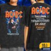 Iron Maiden Run For Your Lives World Tour 2025 Netherlands Event Tee At GelreDome Stadium Arnhem On July 23th Eddie The Head Artwork Wash T-Shirt Two Sides