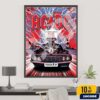 ACDC Imola PWR UP Event Tour 2025 Poster Europe At Autodromo Internazionale Enzo e Dino Ferrari Italy On July 20th 2025 Home Decor Poster Canvas