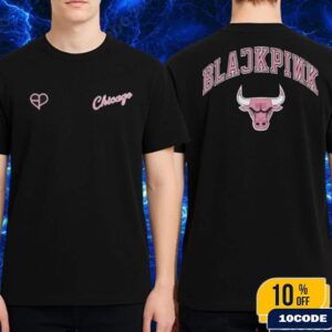 BLACKPINK In Your Area NBA Collaboration Chicago Bulls Mitchell And Ness Merch Fan Gifts Classic T-Shirt Two Sides