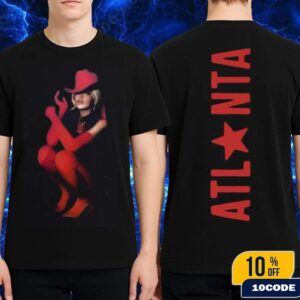 Beyonce Atlanta 2025 Cowboy Carter World Tour Merch Tee Red Western On July 12 At Mercedes-Benz Stadium Classic Two Sides T-Shirt