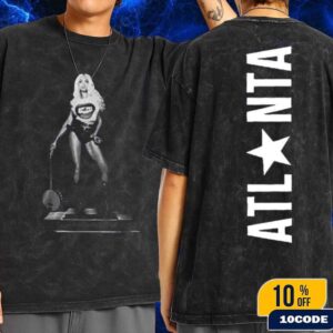 Beyonce Atlanta 2025 Cowboy Carter World Tour Venue Tee In Atlanta At Mercedes-Benz Stadium Wash T-Shirt Two Sides