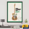 Bruce Springsteen And E Street Band Gelsenkirchen Germany Tour 2025 Poster At Veltins Arena On June 27 Home Decor Poster Canvas