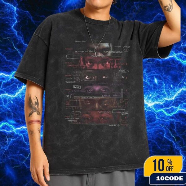 Cactus Jack Travis Scott Jackboys 2 Album 2025 Fans Gift Wash T-Shirt