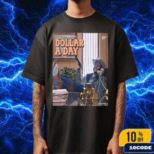 Charley Crockett Dollar A Day Album Cover On Aug 8 2025 Classic T-Shirt