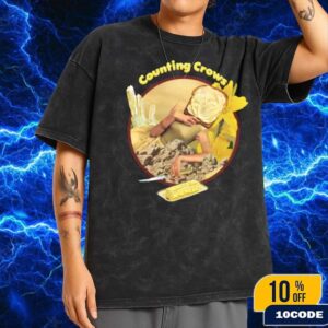 Counting Crows Butter Miracle Album Cover T-Shirt Merchandise Wash Tee