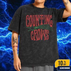 Counting Crows Satellite T-Shirt Merchandise Wash Tee