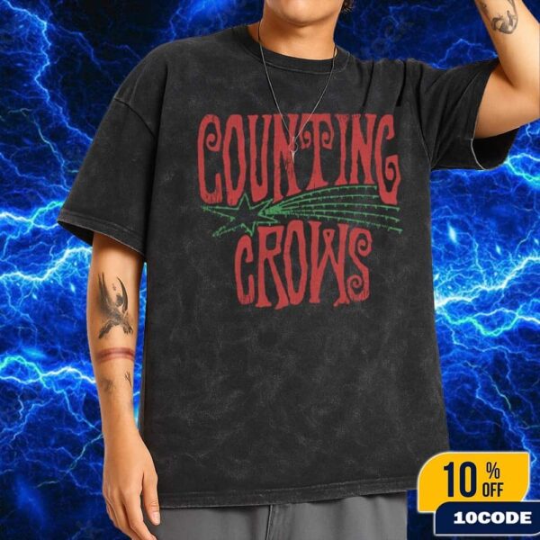 Counting Crows Satellite T-Shirt Merchandise Wash Tee