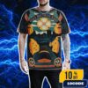 Guns N Roses Budapest Hungary 2025 Tour Poster At Ferenc Puskas Stadium On July 15 One Night Only No One Escapes This Show Hanging Skeleton All Over Print T-Shirt