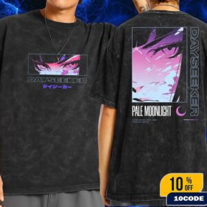 Dayseeker Pale Moonlight Anime Tee Merchandise Fans Gift Wash T-Shirt Two Sides