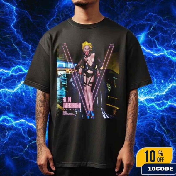 Doja Cat V Magazine 2025 Fellini Underground By Steven Klein Unisex T-Shirt