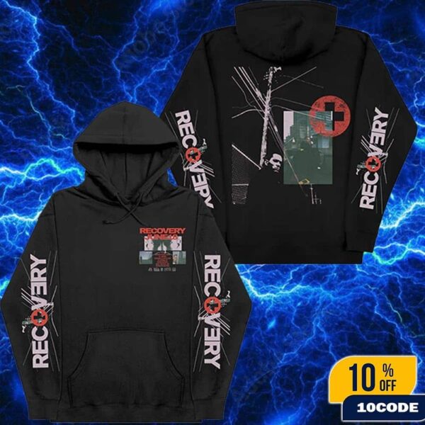Eminem Recovery 15th Anniversary Collage Hoodie Merch Fan Gifts Classic T-Shirt