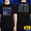 Shank Tour 2025 Schedule List Dates On Sept Oct And Nov Classic Two Sides T-Shirt