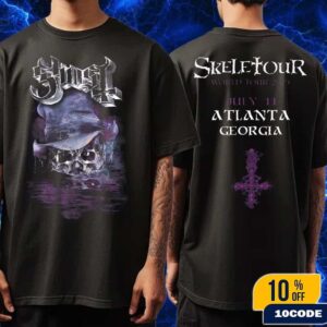 Ghost Skeletour World Tour 2025 Exclusive Merch Tee In Atlanta Georgia July 11 Fans Gift Classic Two Sides T-Shirt