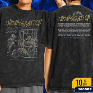Inkcarceration Music And Tatto Festival 2025 Ohio State Reformatory Merch Rat Trap Two Sides Wash T-Shirt