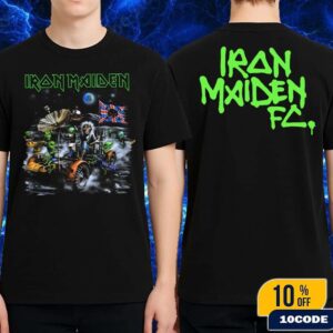 Iron Maiden FC Exclusive Eddie And The Aliens 2025 Merch T-Shirt Two Sides