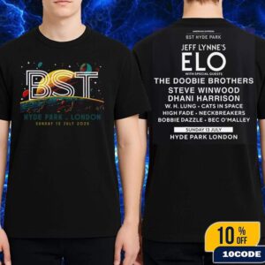 Jeff Lynne’s Elo BST Hyde Park London 2025 Event Tee On July 13 Fan Gifts Classic T-Shirt Two Sides