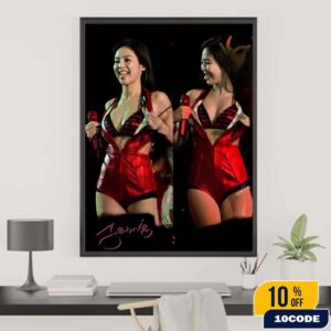 Jennie Boobies In Concert America On July 2025 Gift Fans Home Decor Poster Canvas