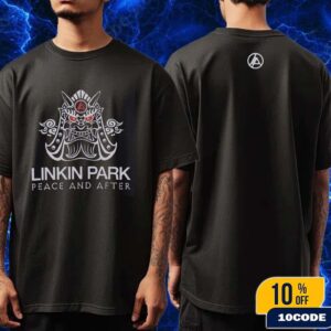 Linkin Park x Peace And After Japan Web Store Kabuto Mask Merch T-Shirt Two Sided Merchandise