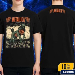 Metallica Bleeding Me 2025 Load Remastered Celebrate The Wolfskulljack Art Merch Tee Shirt Two Sides
