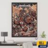 Metallica M72 Denver 2025 Venue Combined Full Poster In Denver Colorado At Empower Field at Mile High On June 27 And 29 Landscape Poster Home Decor