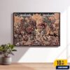 Dayseeker USA Summer 2025 Tour Dates On July With Colorblind And Ekoh Fans Gift Home Decor Poster Canvas